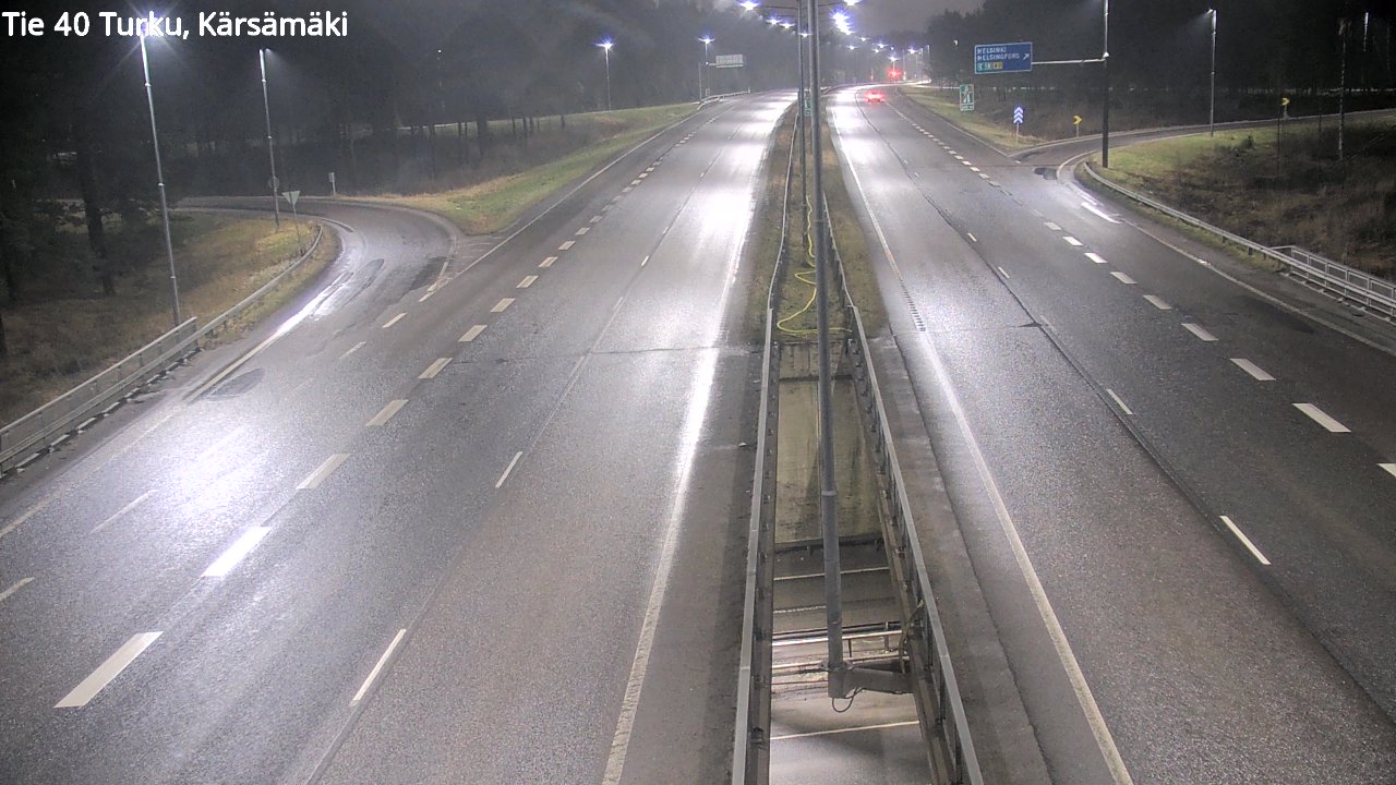 Weather Camera Image Väg 40 Åbo, Kärsämäki, Turku, Varsinais-Suomi
