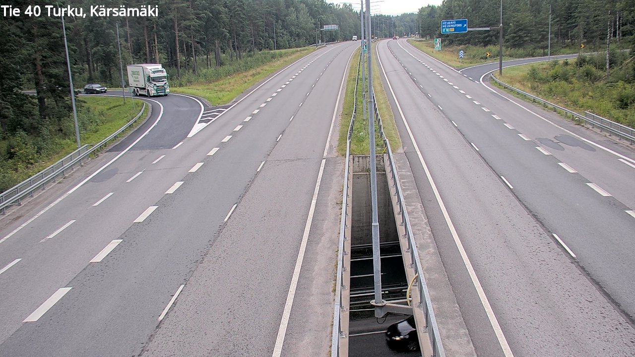 Weather Camera Image Road 40 Turku, Kärsämäki, Turku, Varsinais-Suomi