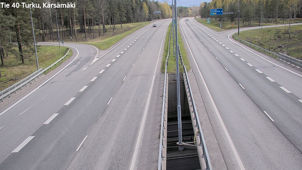 Weather Camera Image Road 40 Turku, Kärsämäki, Turku, Varsinais-Suomi
