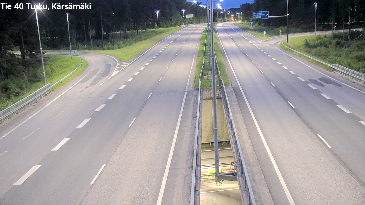 Weather Camera Image Road 40 Turku, Kärsämäki, Turku, Varsinais-Suomi