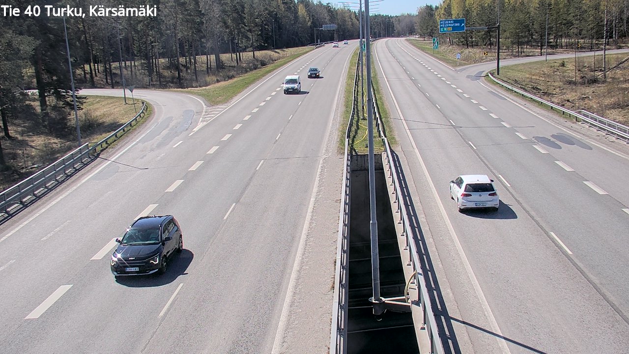 Weather Camera Image Road 40 Turku, Kärsämäki, Turku, Varsinais-Suomi