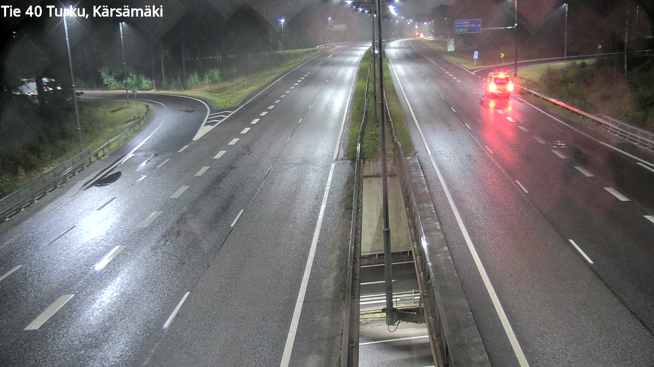 Weather Camera Image Väg 40 Åbo, Kärsämäki, Turku, Varsinais-Suomi