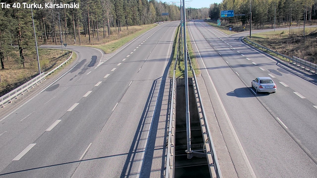 Weather Camera Image Road 40 Turku, Kärsämäki, Turku, Varsinais-Suomi