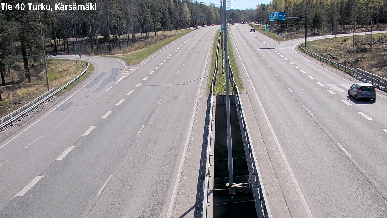 Weather Camera Image Road 40 Turku, Kärsämäki, Turku, Varsinais-Suomi