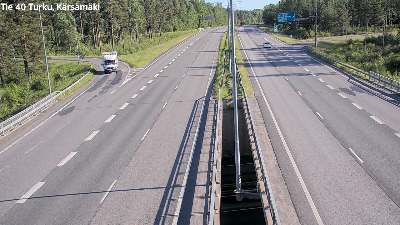 Weather Camera Image Road 40 Turku, Kärsämäki, Turku, Varsinais-Suomi
