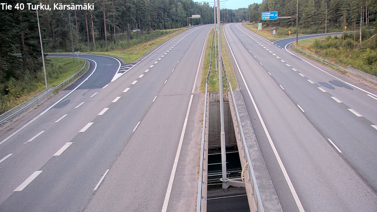 Weather Camera Image Road 40 Turku, Kärsämäki, Turku, Varsinais-Suomi