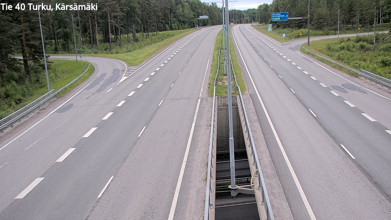 Weather Camera Image Road 40 Turku, Kärsämäki, Turku, Varsinais-Suomi