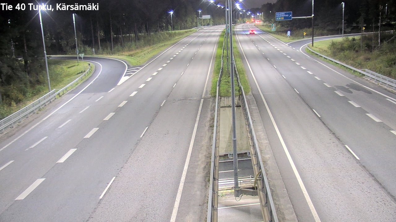 Weather Camera Image Väg 40 Åbo, Kärsämäki, Turku, Varsinais-Suomi