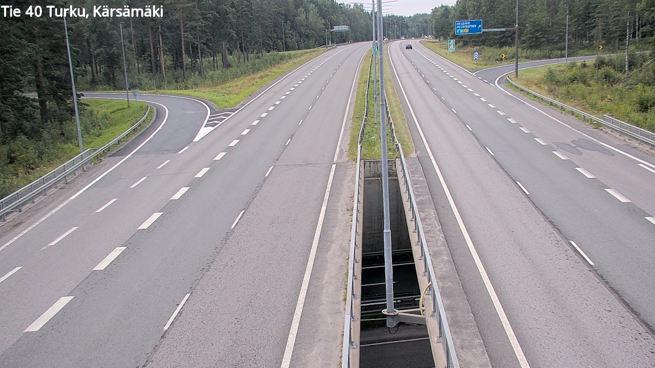Weather Camera Image Road 40 Turku, Kärsämäki, Turku, Varsinais-Suomi