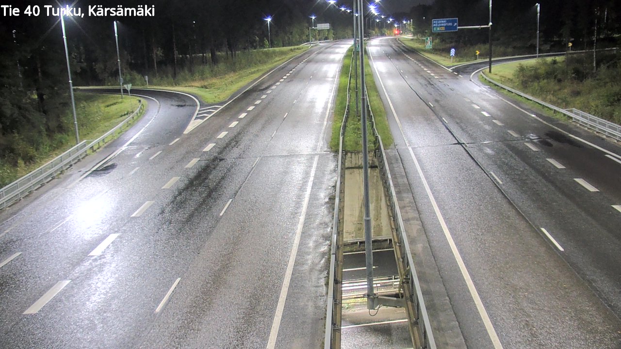 Weather Camera Image Väg 40 Åbo, Kärsämäki, Turku, Varsinais-Suomi