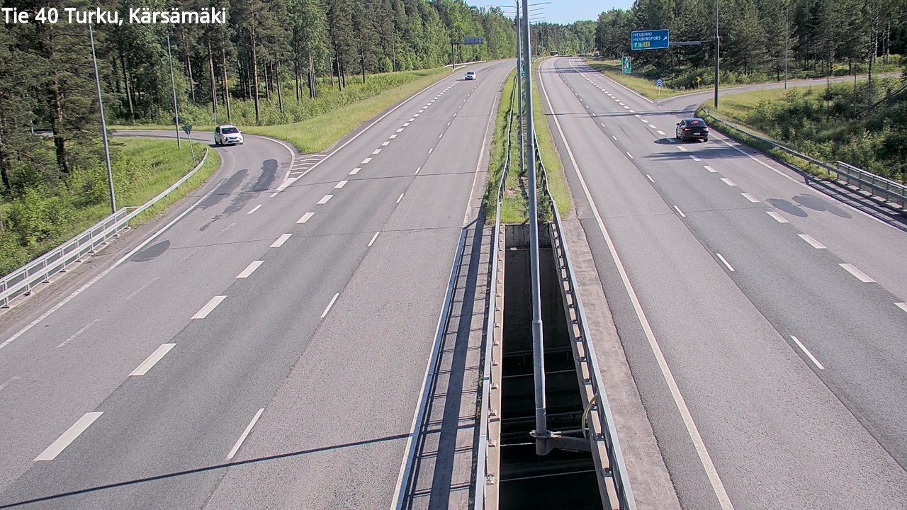 Weather Camera Image Road 40 Turku, Kärsämäki, Turku, Varsinais-Suomi