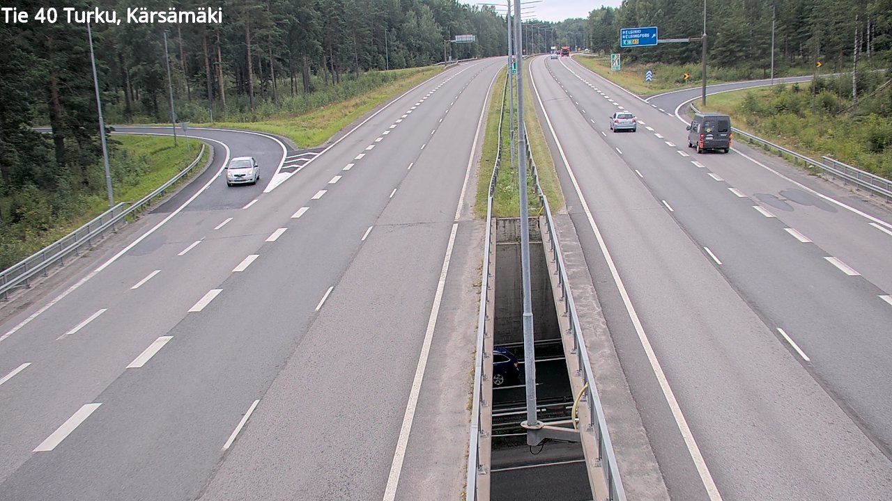 Weather Camera Image Road 40 Turku, Kärsämäki, Turku, Varsinais-Suomi