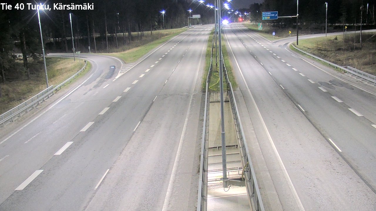Weather Camera Image Road 40 Turku, Kärsämäki, Turku, Varsinais-Suomi