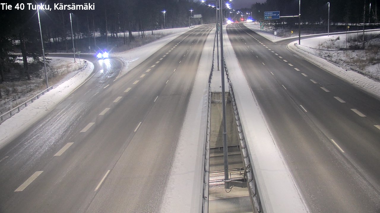 Weather Camera Image Road 40 Turku, Kärsämäki, Turku, Varsinais-Suomi