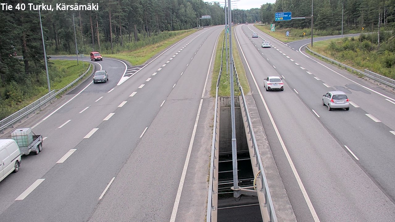 Weather Camera Image Road 40 Turku, Kärsämäki, Turku, Varsinais-Suomi