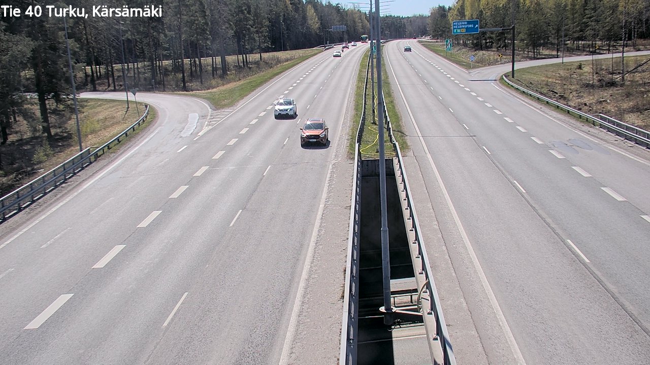 Weather Camera Image Road 40 Turku, Kärsämäki, Turku, Varsinais-Suomi