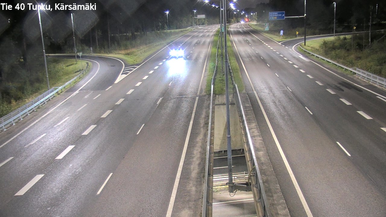 Weather Camera Image Väg 40 Åbo, Kärsämäki, Turku, Varsinais-Suomi