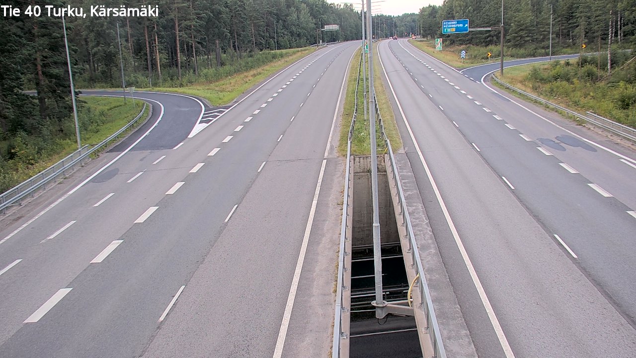 Weather Camera Image Road 40 Turku, Kärsämäki, Turku, Varsinais-Suomi