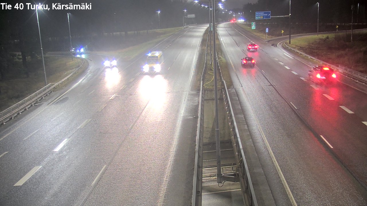 Weather Camera Image Väg 40 Åbo, Kärsämäki, Turku, Varsinais-Suomi