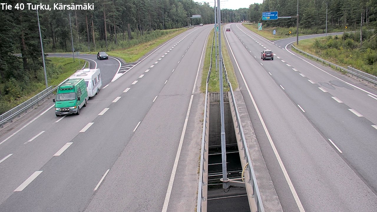Weather Camera Image Road 40 Turku, Kärsämäki, Turku, Varsinais-Suomi