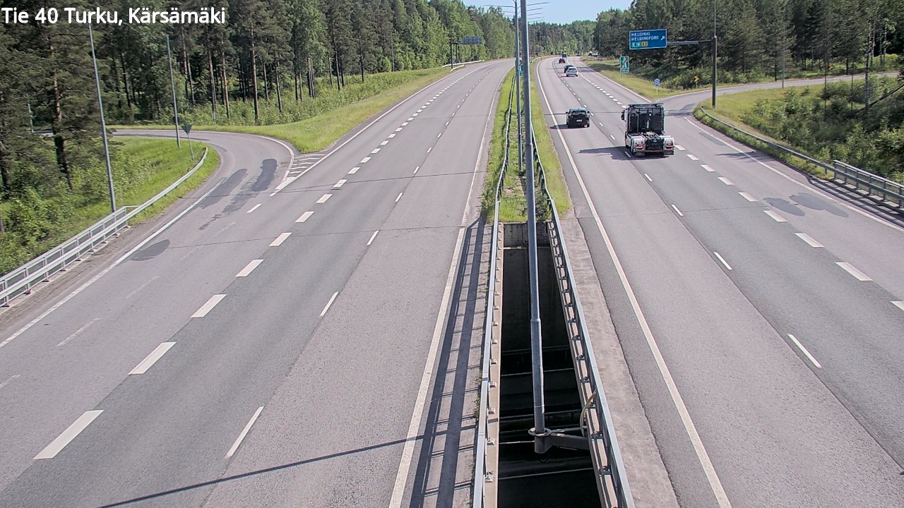 Weather Camera Image Road 40 Turku, Kärsämäki, Turku, Varsinais-Suomi
