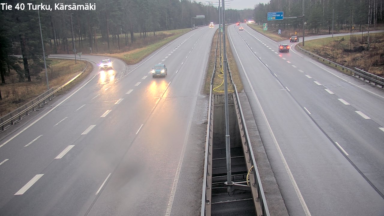 Weather Camera Image Väg 40 Åbo, Kärsämäki, Turku, Varsinais-Suomi