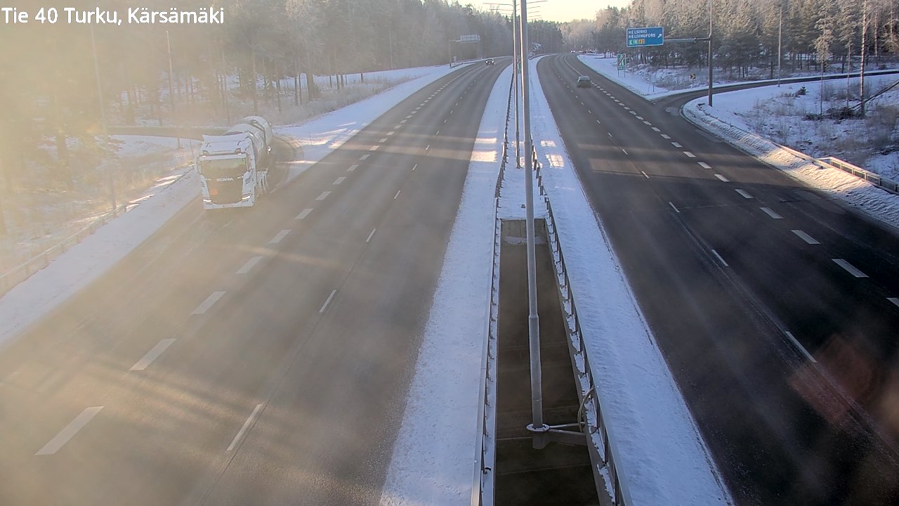 Weather Camera Image Road 40 Turku, Kärsämäki, Turku, Varsinais-Suomi