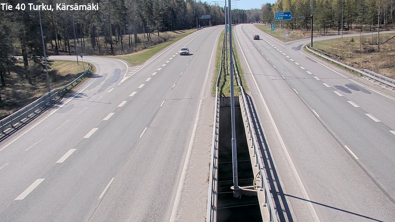 Weather Camera Image Road 40 Turku, Kärsämäki, Turku, Varsinais-Suomi