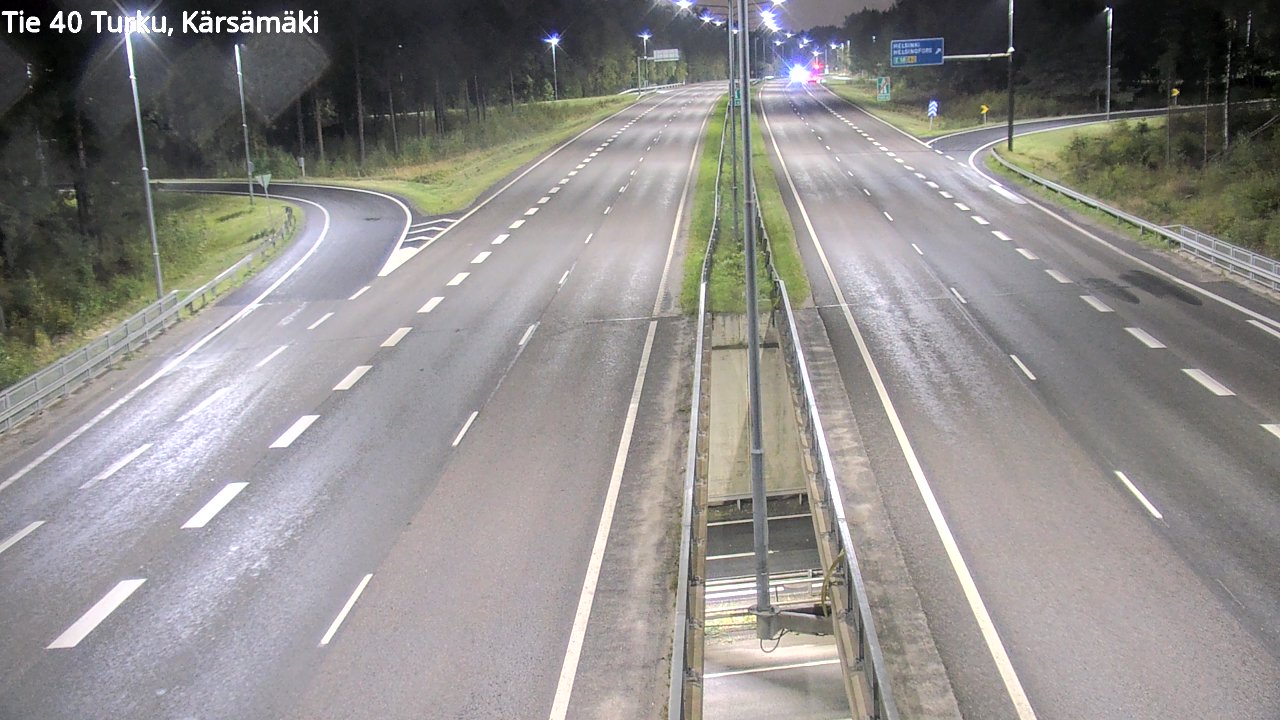 Weather Camera Image Väg 40 Åbo, Kärsämäki, Turku, Varsinais-Suomi