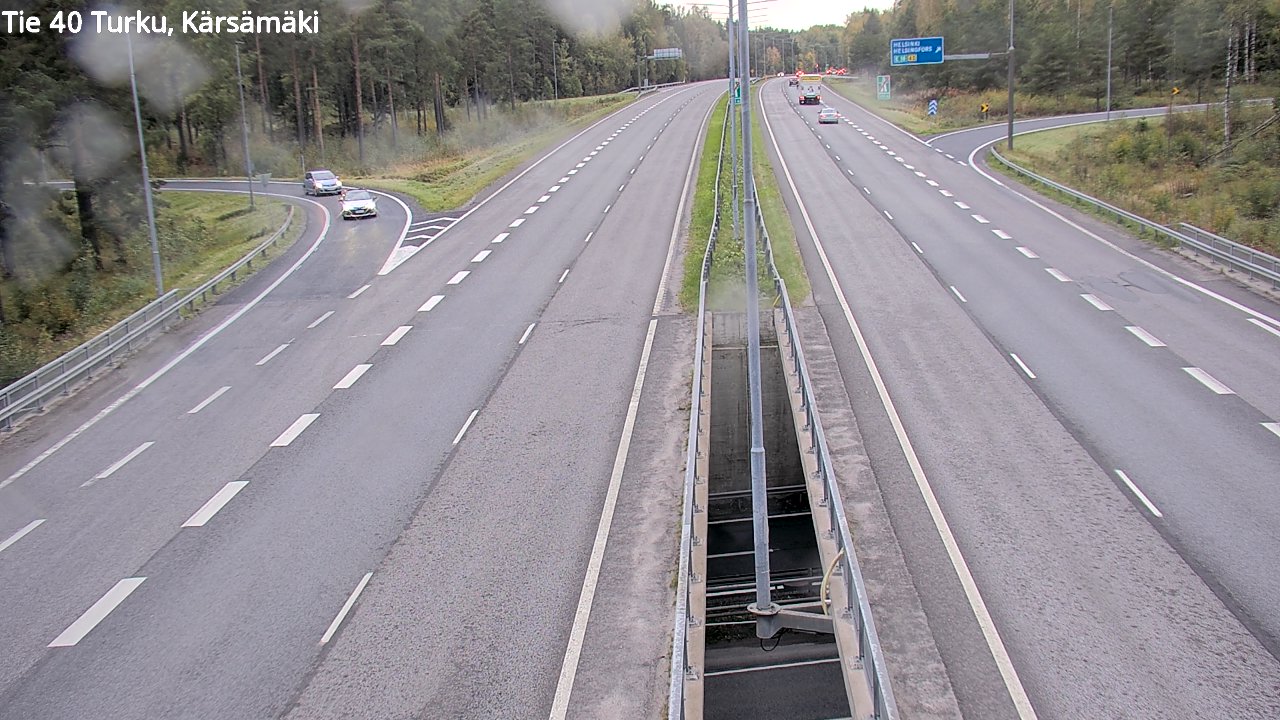 Weather Camera Image Väg 40 Åbo, Kärsämäki, Turku, Varsinais-Suomi