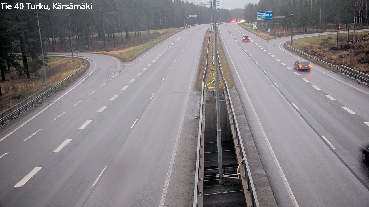 Weather Camera Image Väg 40 Åbo, Kärsämäki, Turku, Varsinais-Suomi