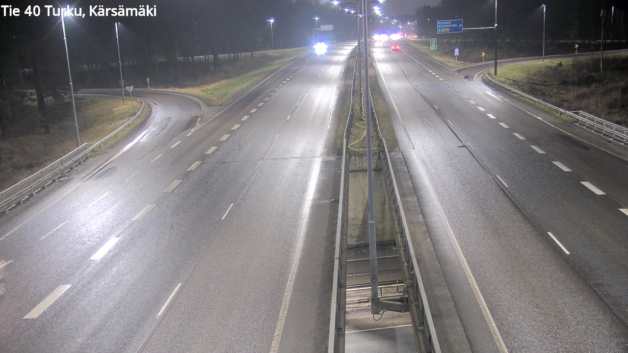 Weather Camera Image Väg 40 Åbo, Kärsämäki, Turku, Varsinais-Suomi