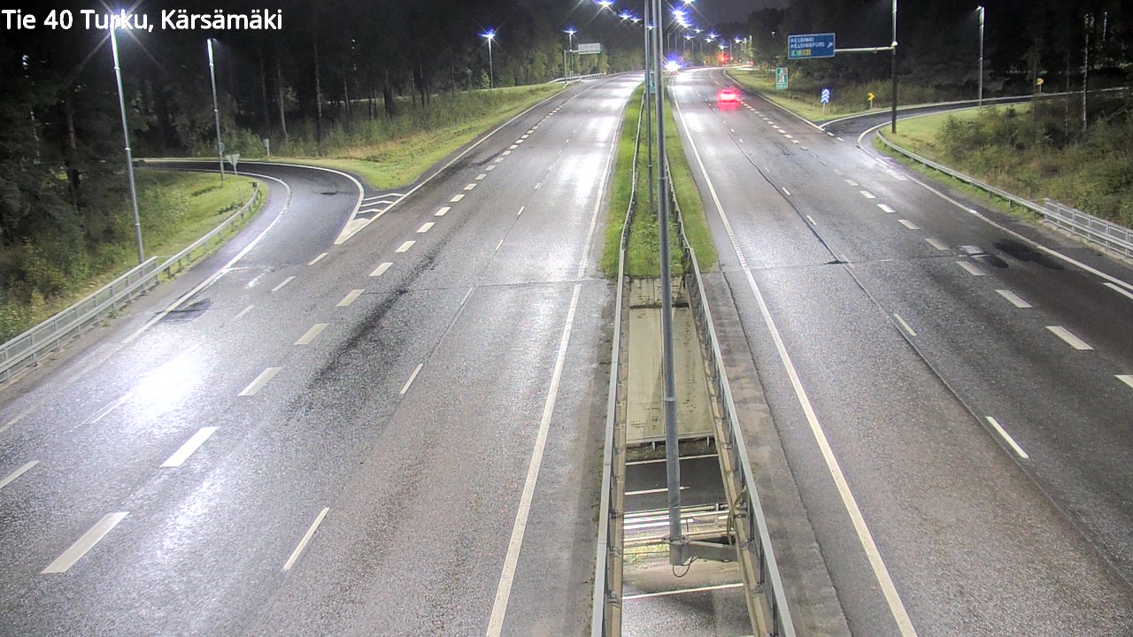 Weather Camera Image Väg 40 Åbo, Kärsämäki, Turku, Varsinais-Suomi