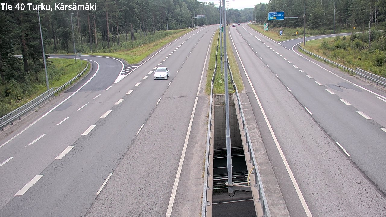 Weather Camera Image Road 40 Turku, Kärsämäki, Turku, Varsinais-Suomi