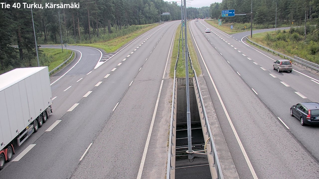 Weather Camera Image Road 40 Turku, Kärsämäki, Turku, Varsinais-Suomi