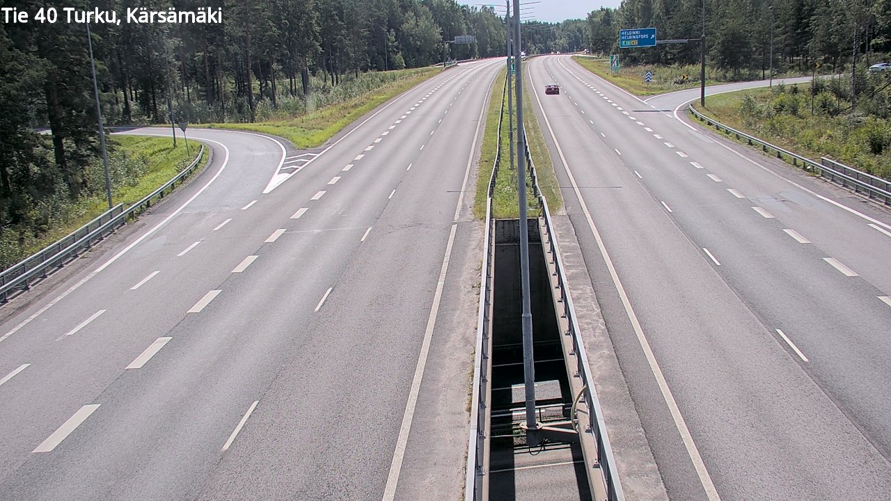 Weather Camera Image Road 40 Turku, Kärsämäki, Turku, Varsinais-Suomi