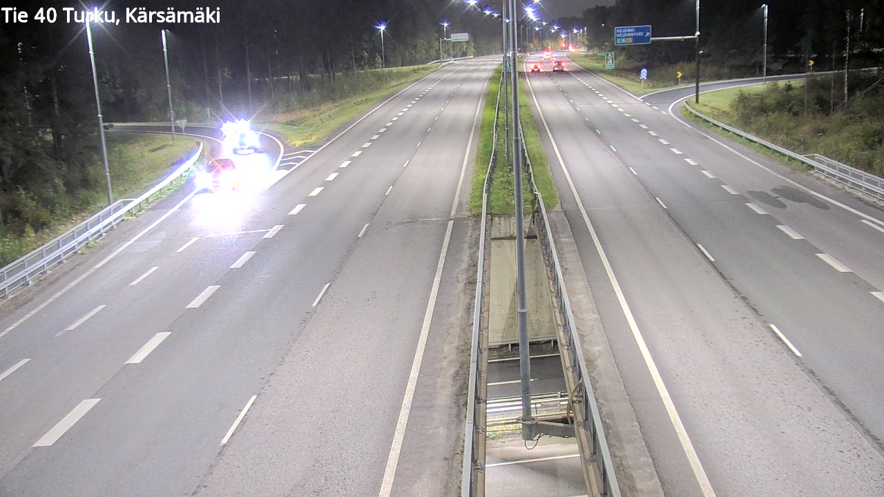Weather Camera Image Väg 40 Åbo, Kärsämäki, Turku, Varsinais-Suomi