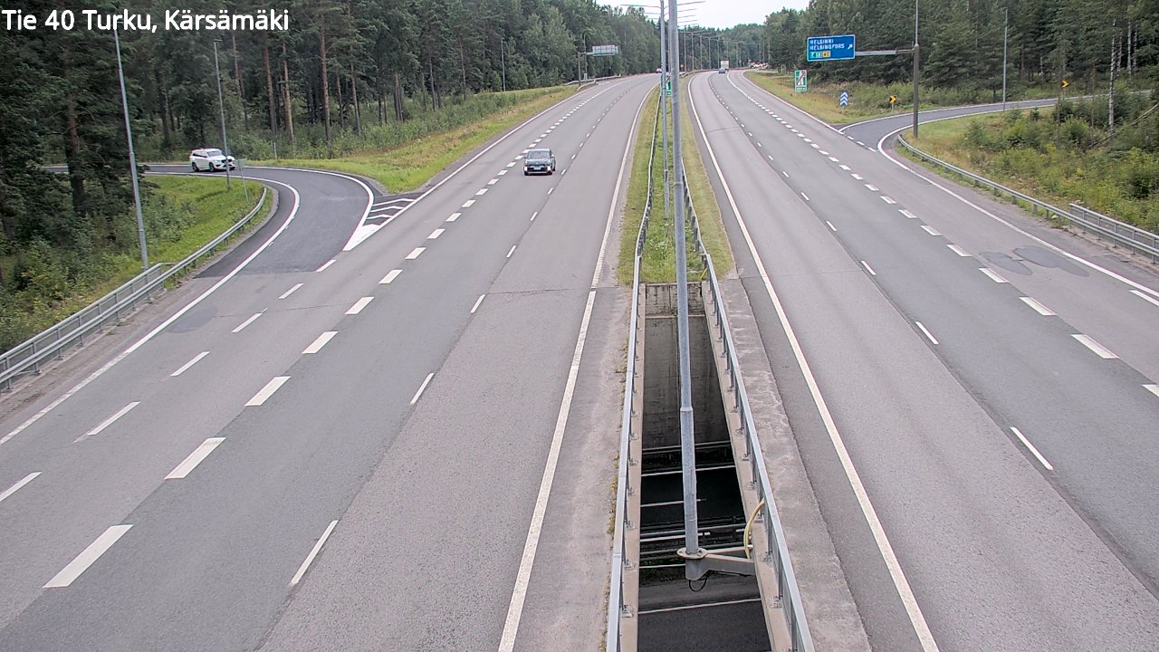 Weather Camera Image Road 40 Turku, Kärsämäki, Turku, Varsinais-Suomi