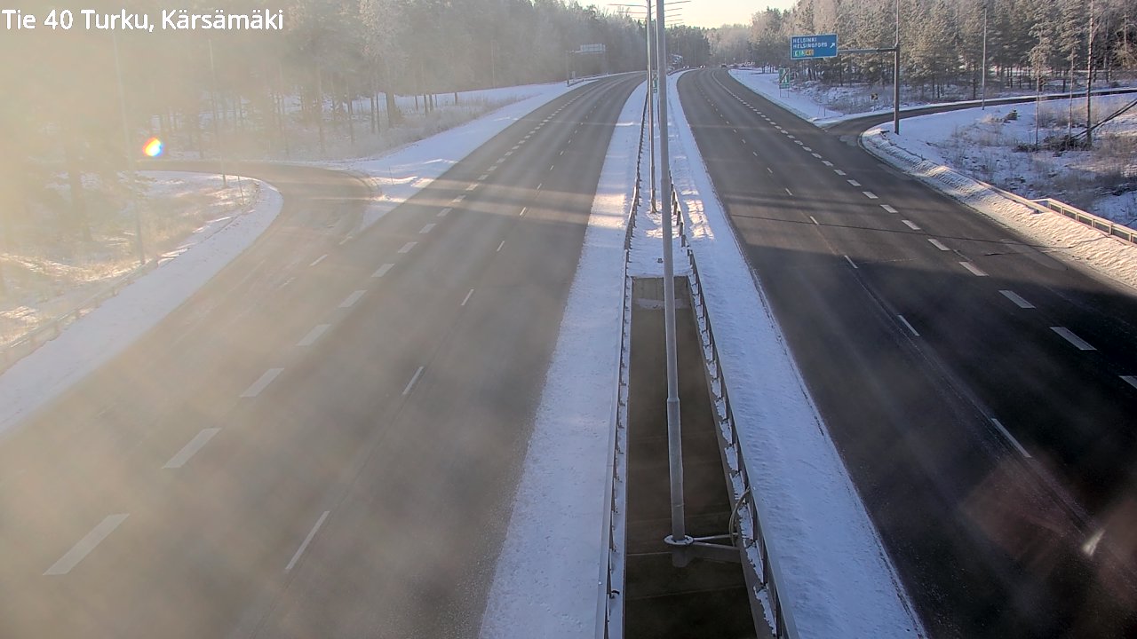 Weather Camera Image Road 40 Turku, Kärsämäki, Turku, Varsinais-Suomi