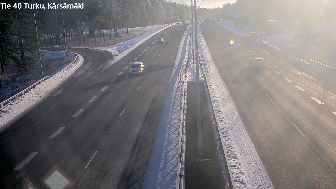 Weather Camera Image Road 40 Turku, Kärsämäki, Turku, Varsinais-Suomi