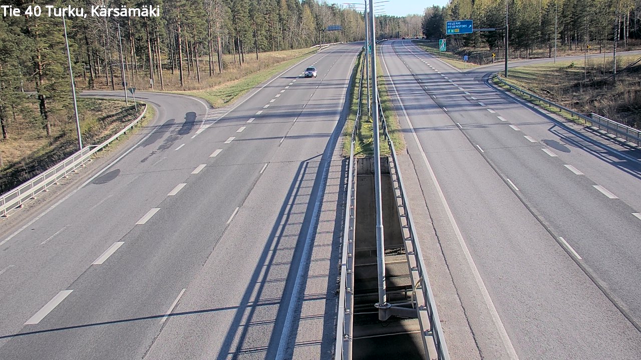 Weather Camera Image Road 40 Turku, Kärsämäki, Turku, Varsinais-Suomi