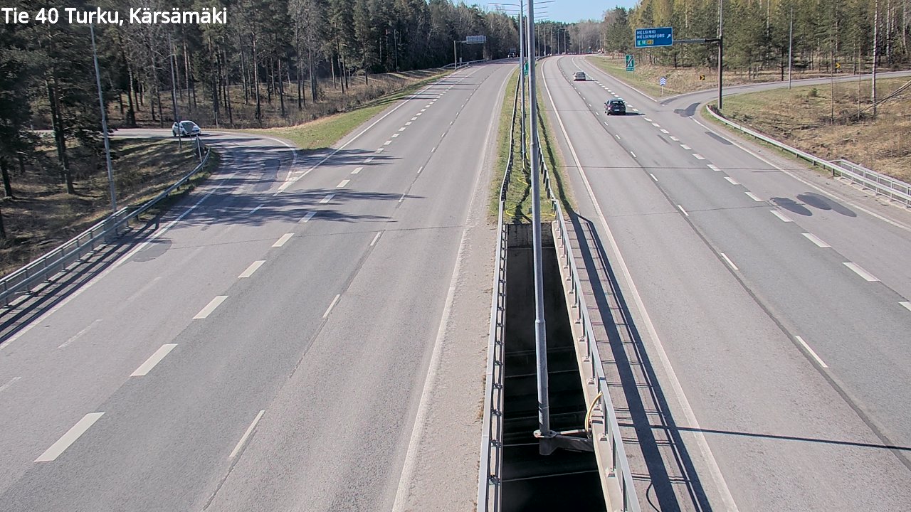 Weather Camera Image Road 40 Turku, Kärsämäki, Turku, Varsinais-Suomi