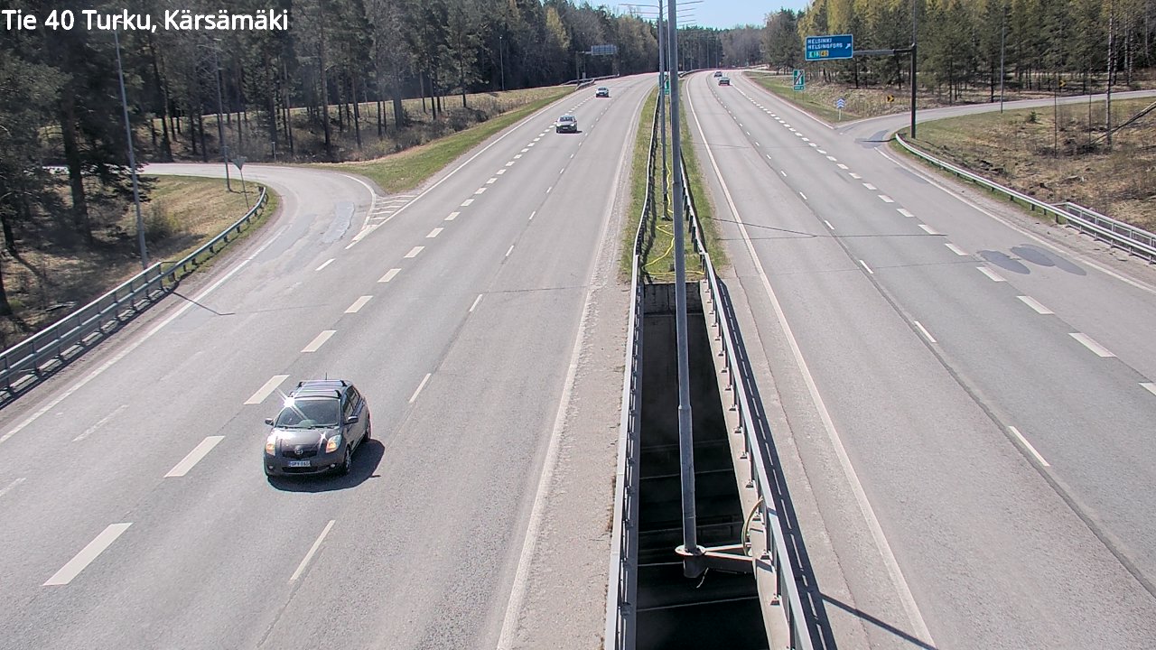 Weather Camera Image Road 40 Turku, Kärsämäki, Turku, Varsinais-Suomi