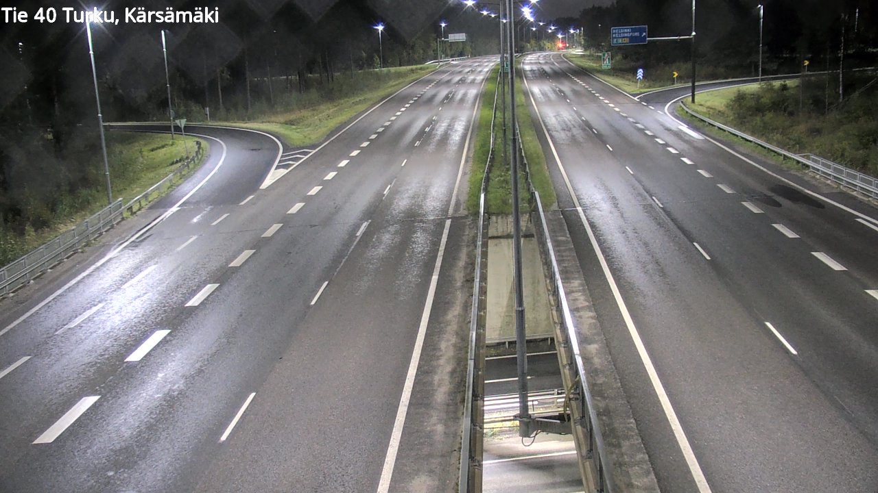Weather Camera Image Väg 40 Åbo, Kärsämäki, Turku, Varsinais-Suomi