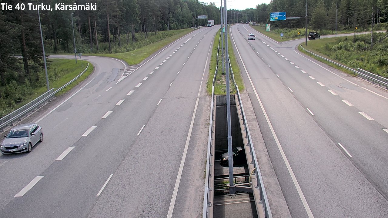 Weather Camera Image Road 40 Turku, Kärsämäki, Turku, Varsinais-Suomi