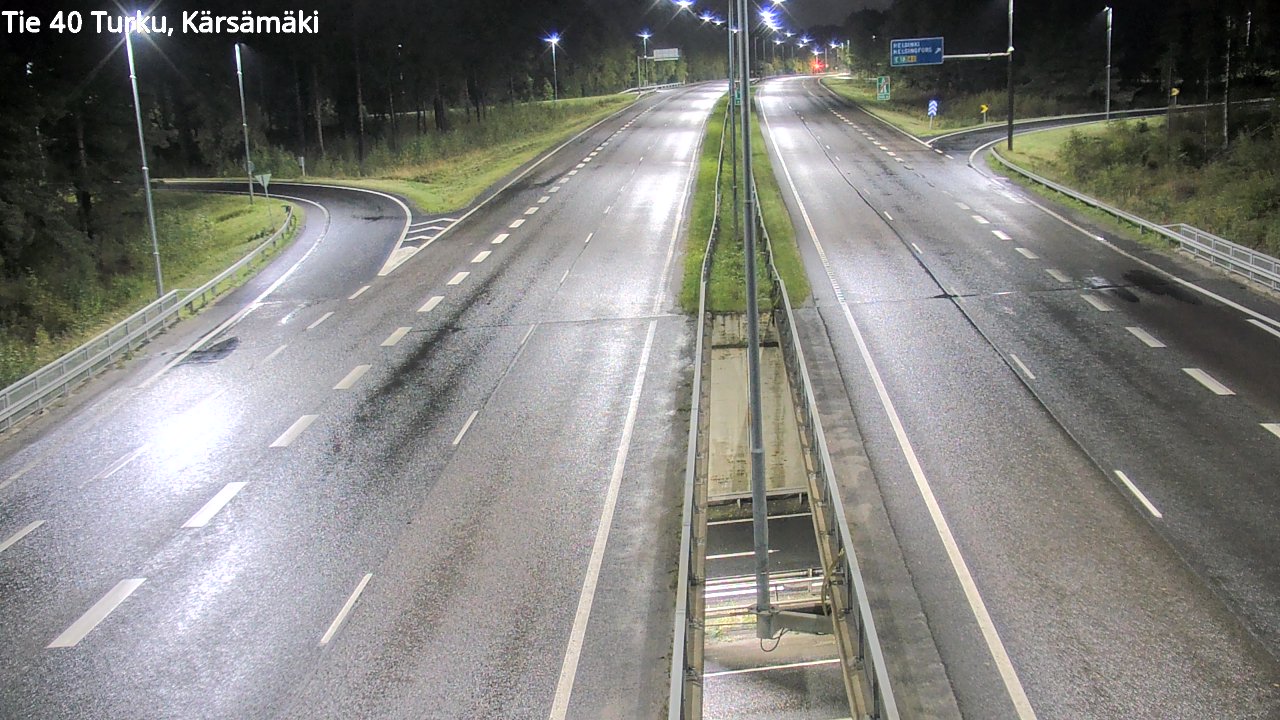 Weather Camera Image Väg 40 Åbo, Kärsämäki, Turku, Varsinais-Suomi