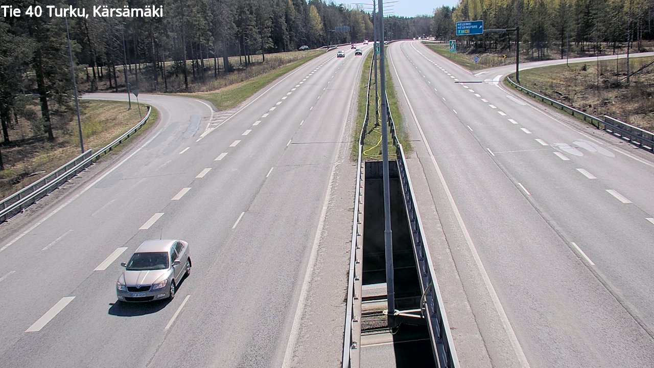 Weather Camera Image Road 40 Turku, Kärsämäki, Turku, Varsinais-Suomi