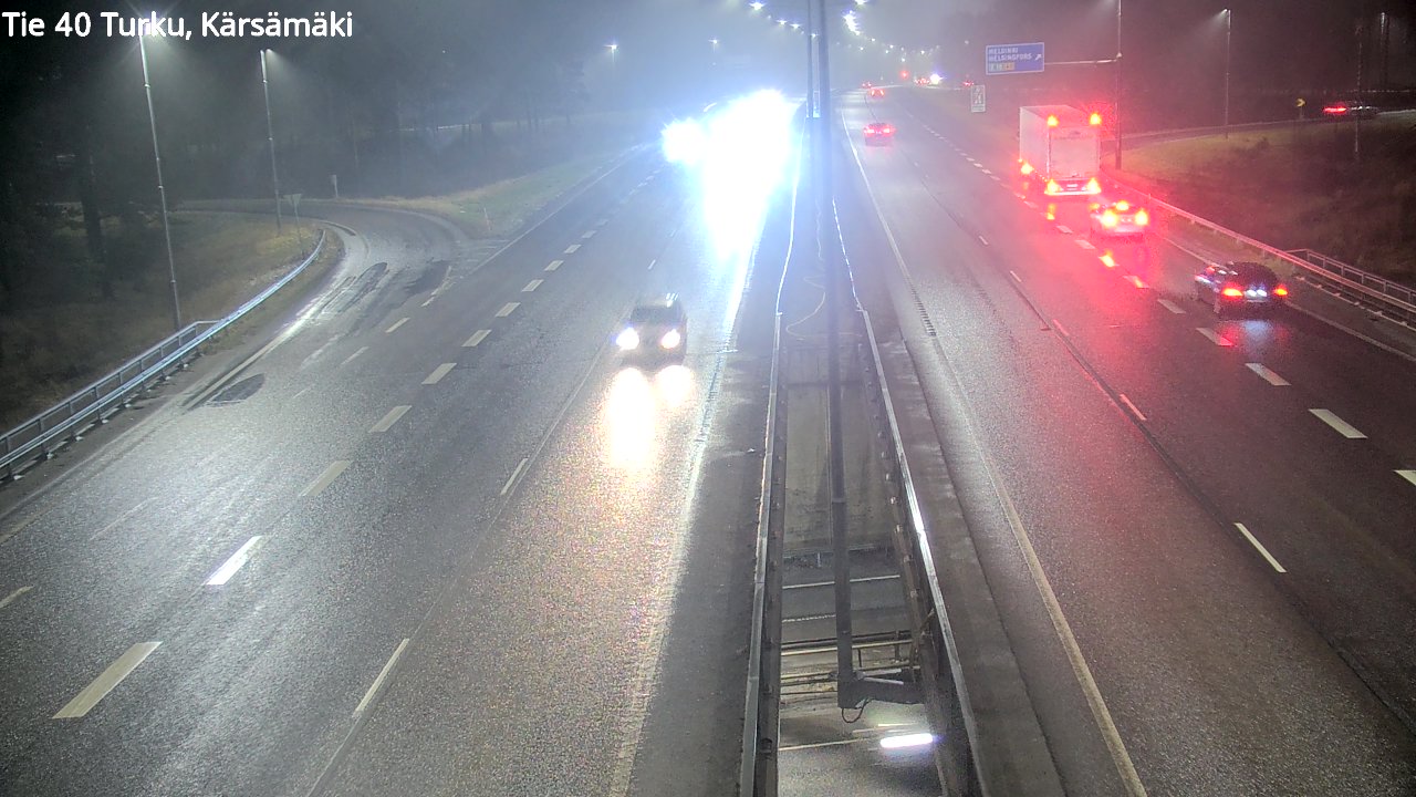 Weather Camera Image Väg 40 Åbo, Kärsämäki, Turku, Varsinais-Suomi