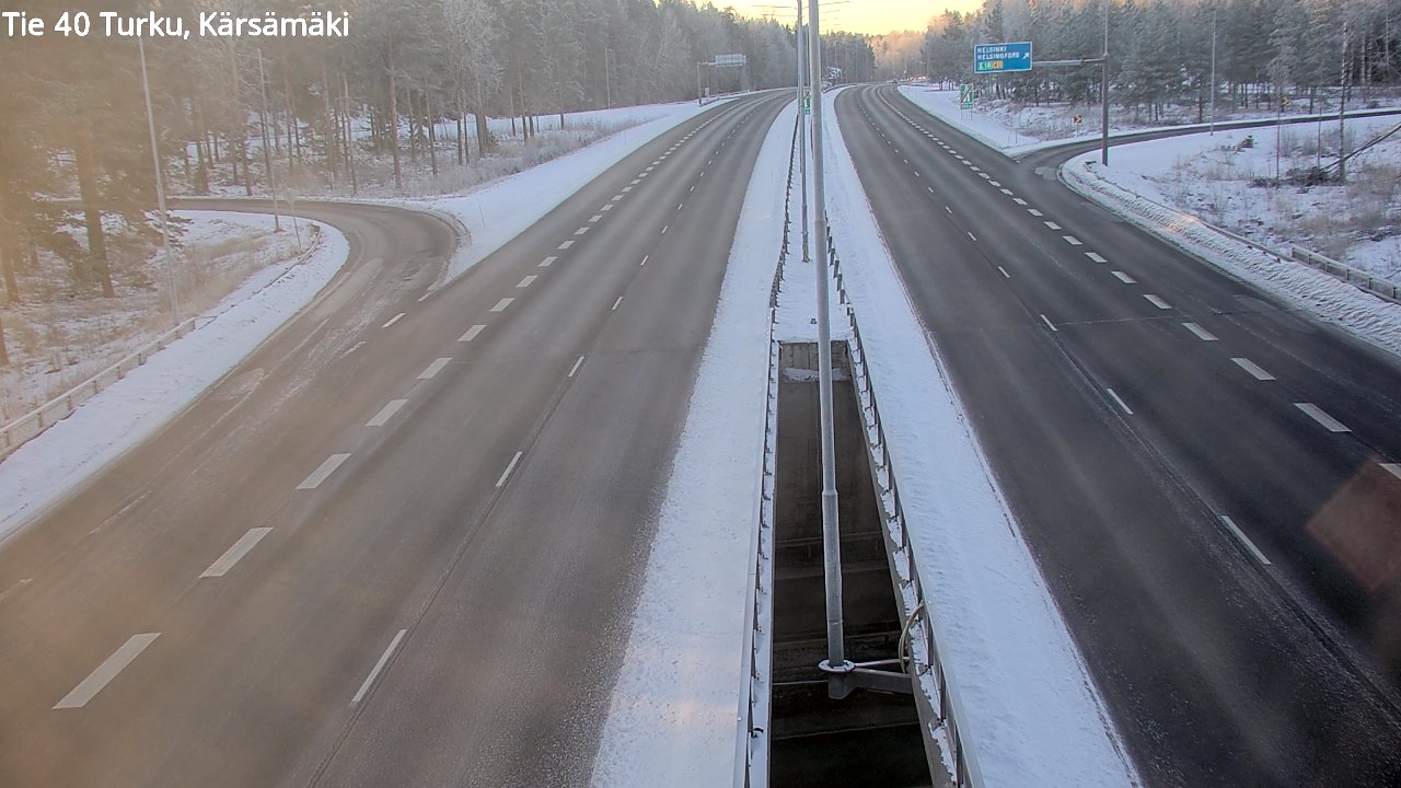 Weather Camera Image Road 40 Turku, Kärsämäki, Turku, Varsinais-Suomi