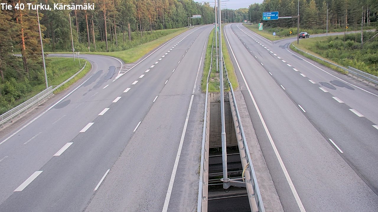 Weather Camera Image Road 40 Turku, Kärsämäki, Turku, Varsinais-Suomi